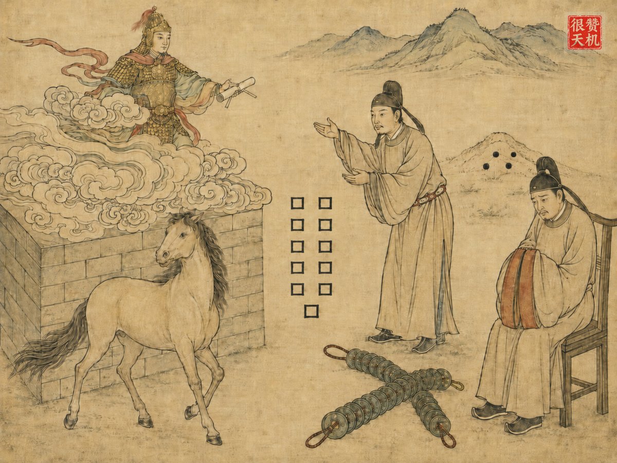 断易天机 坤为地卦图