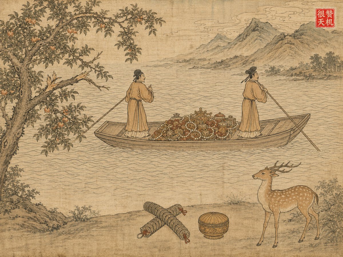 断易天机 山水蒙卦图