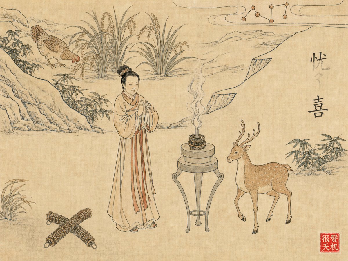 断易天机 火雷噬嗑卦图