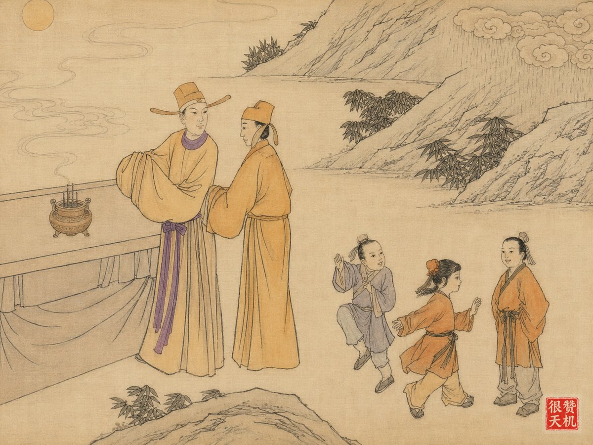 断易天机 山雷颐卦图