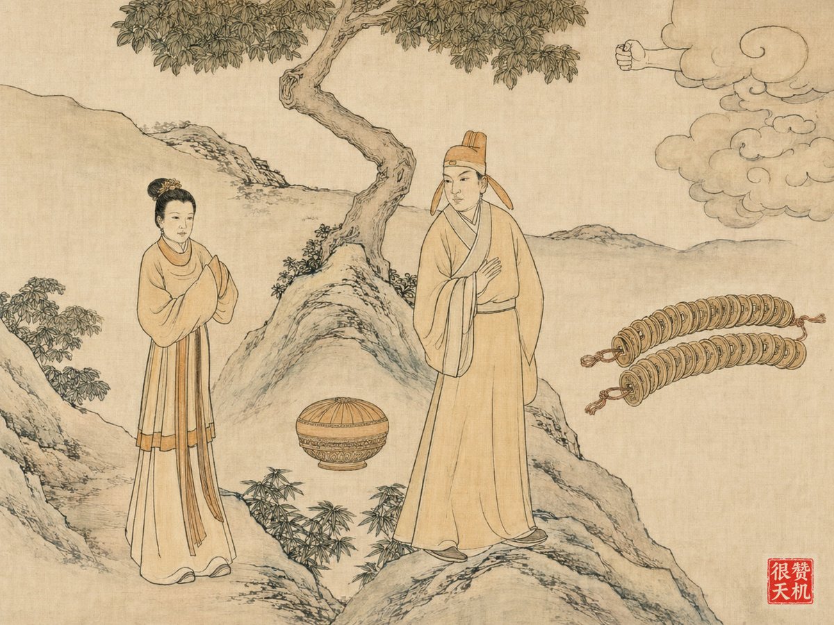 断易天机 泽山咸卦图