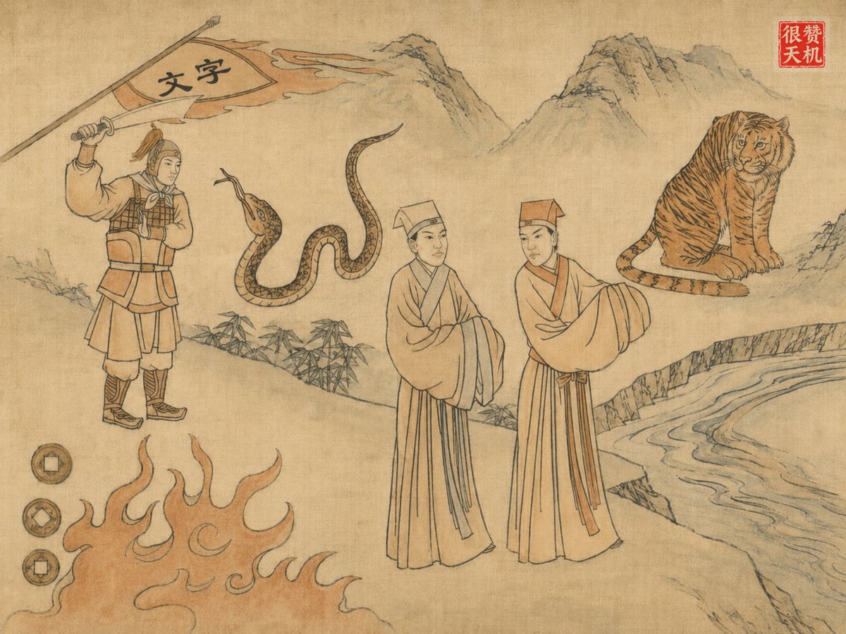 断易天机 泽天夬卦图