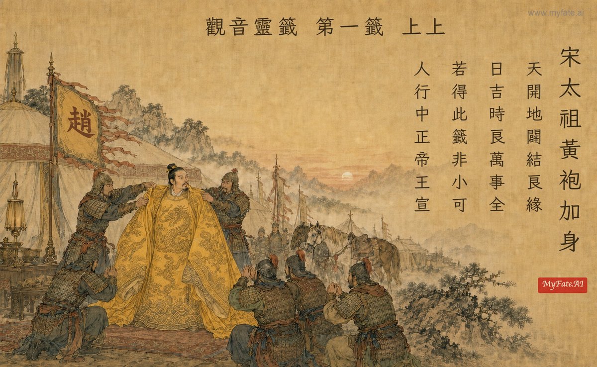 宋太祖黃袍加身 典故插圖
