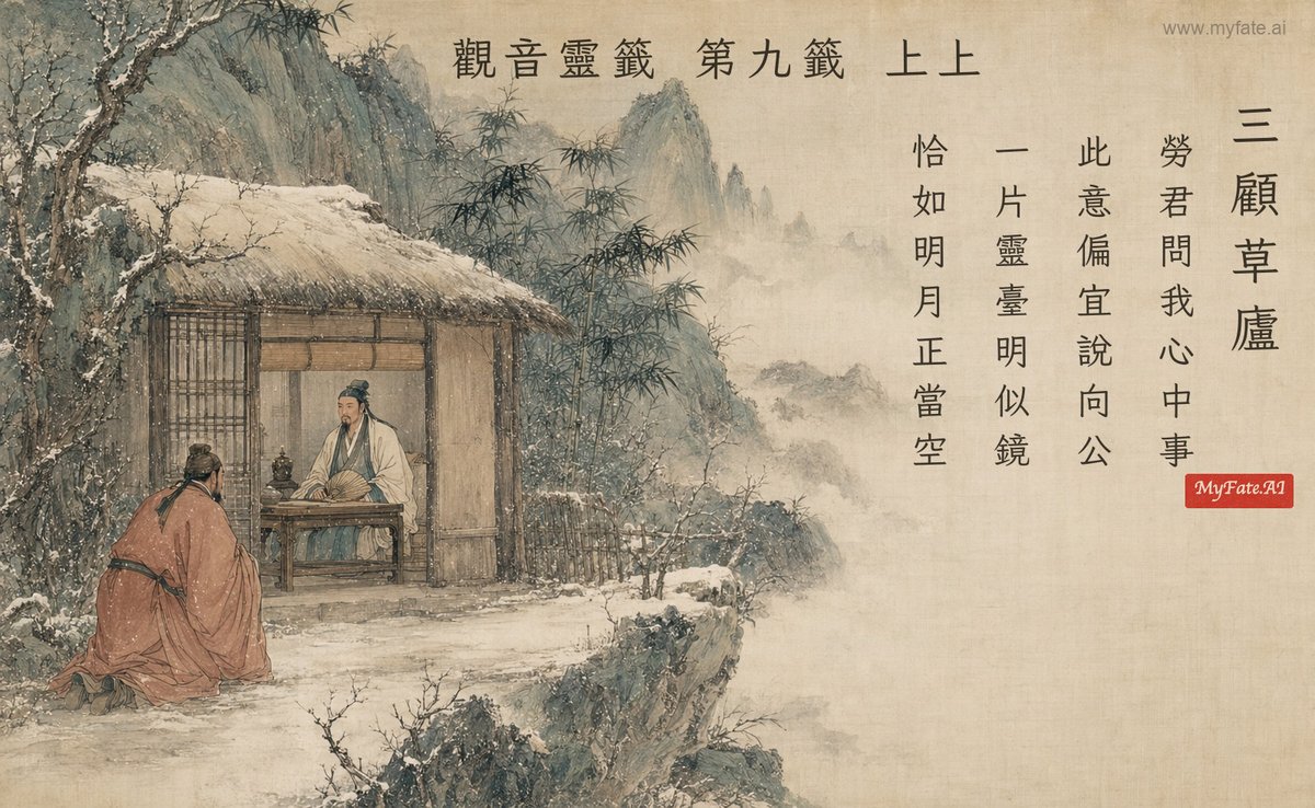 三顧草廬 典故插圖