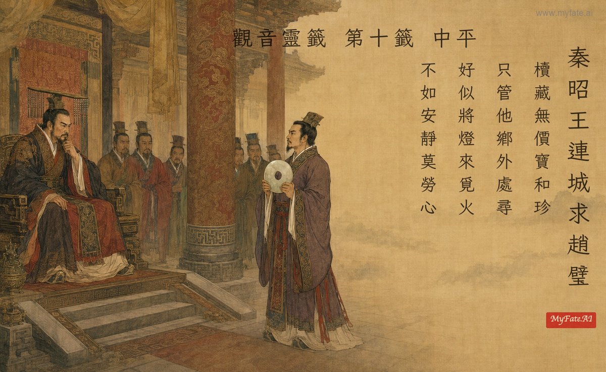 秦昭王連城求趙璧 典故插圖