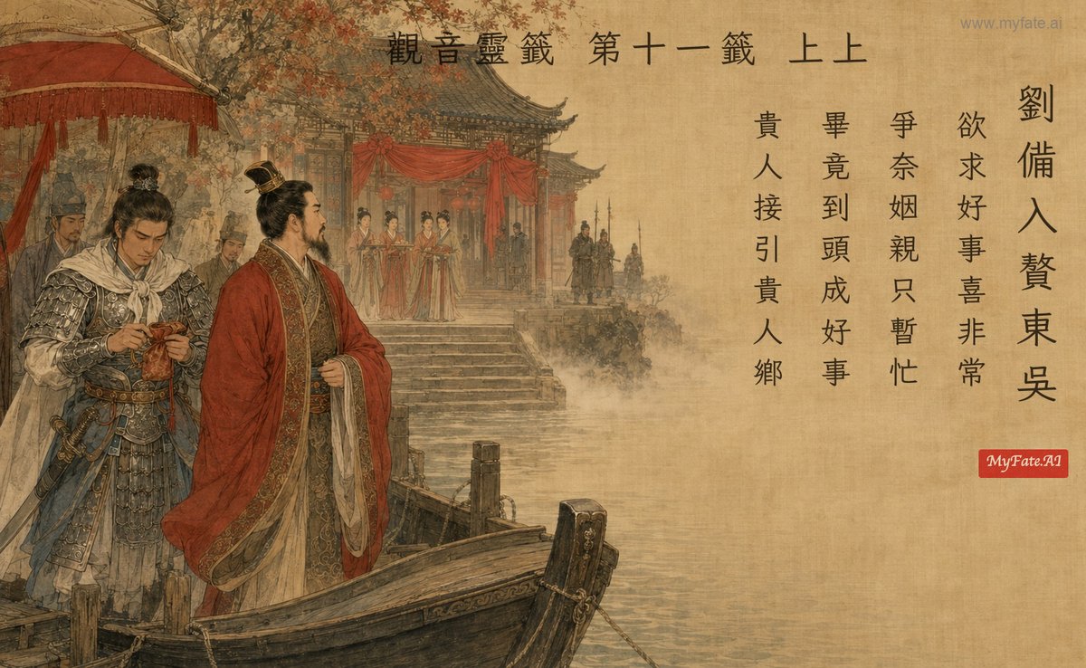 劉備入贅東吳 典故插圖