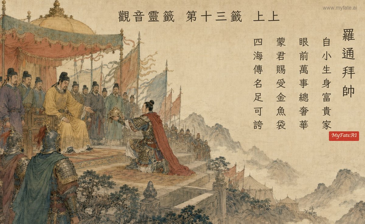 羅通拜帥 典故插圖