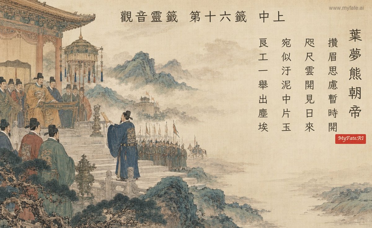 葉夢熊朝帝 典故插圖
