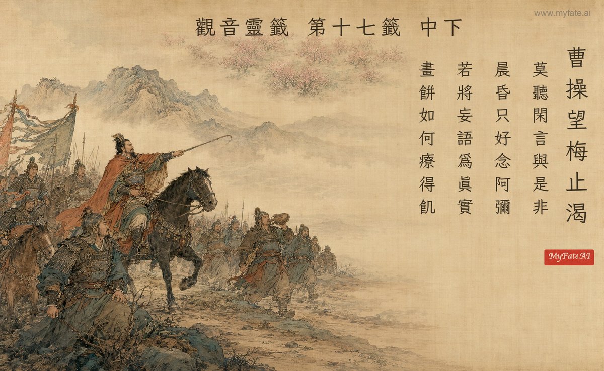 曹操望梅止渴 典故插圖