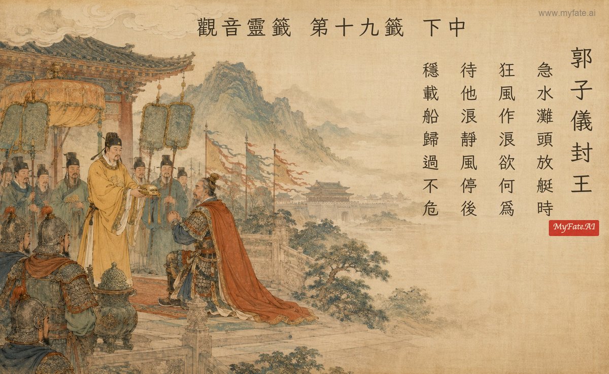 郭子儀封王 典故插圖