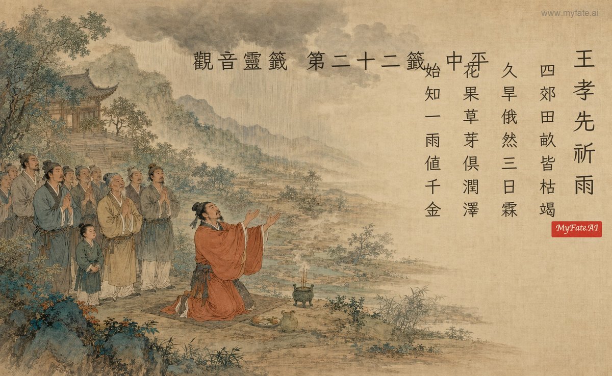 王孝先祈雨 典故插圖