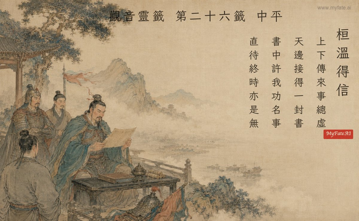 桓溫得信 典故插圖