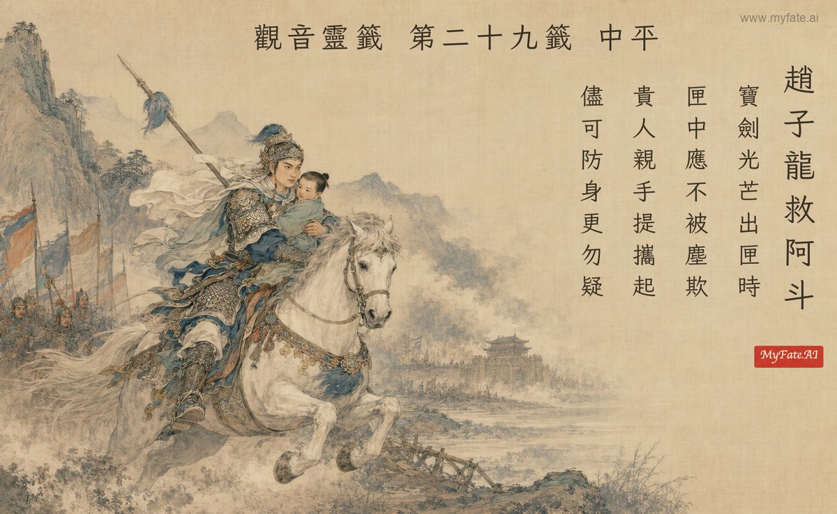 趙子龍救阿斗 典故插圖