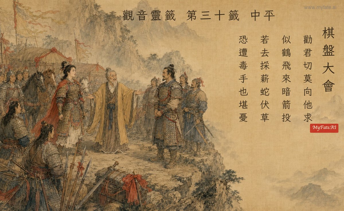 棋盤大會 典故插圖