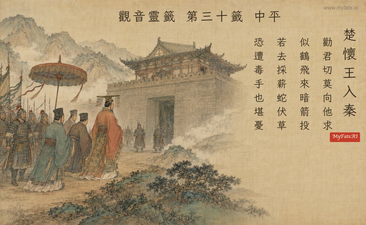 楚懷王入秦 典故插圖