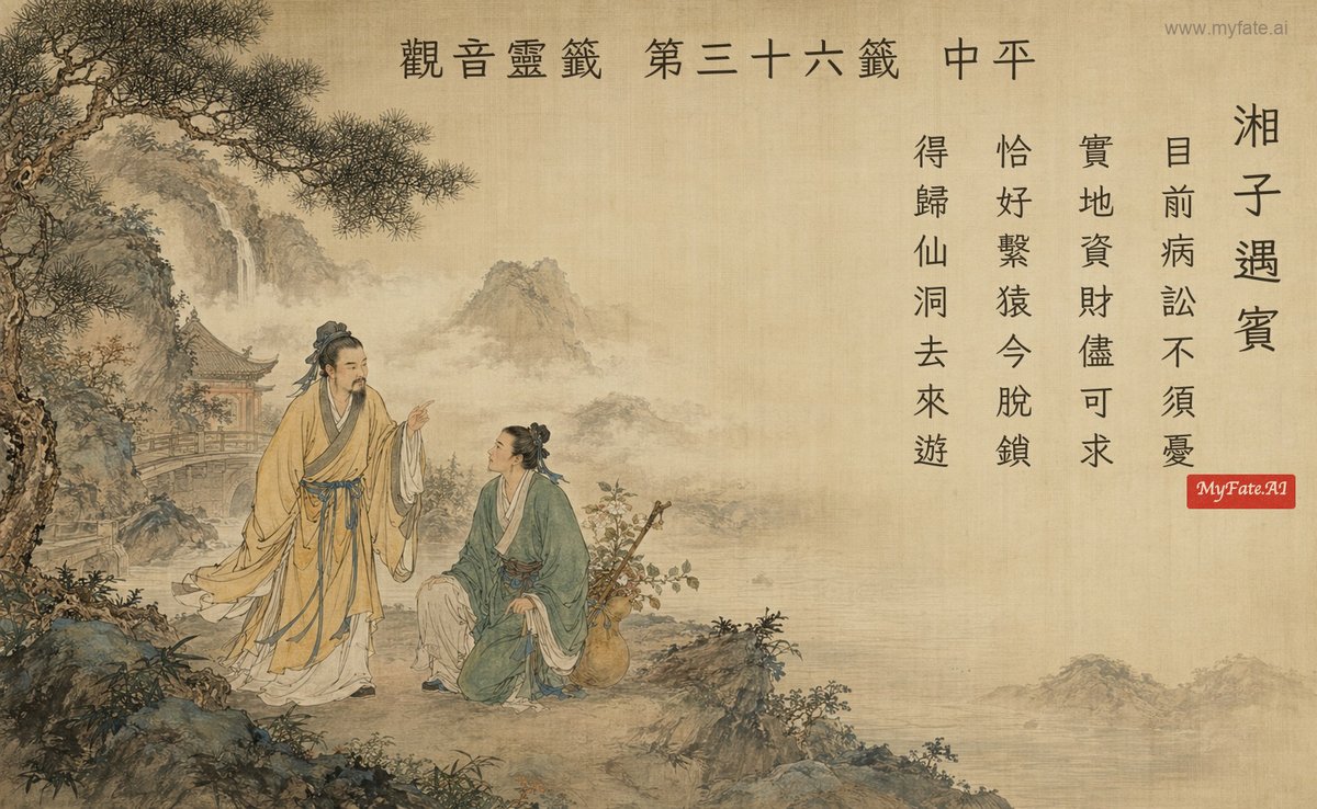 湘子遇賓 典故插圖