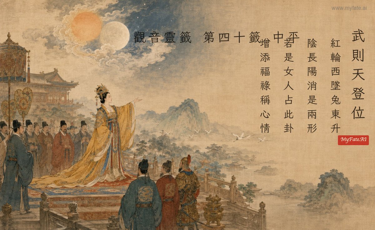 武則天登位 典故插圖