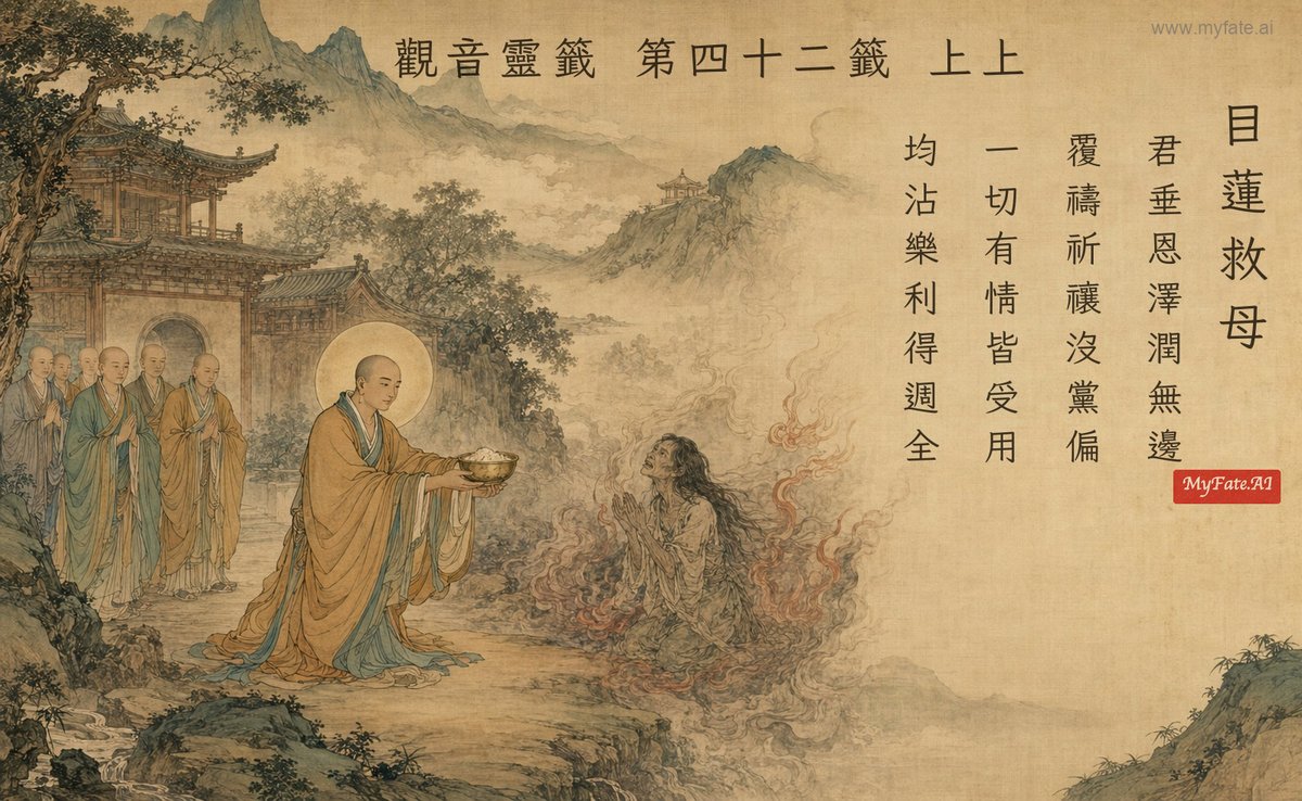 目蓮救母 典故插圖