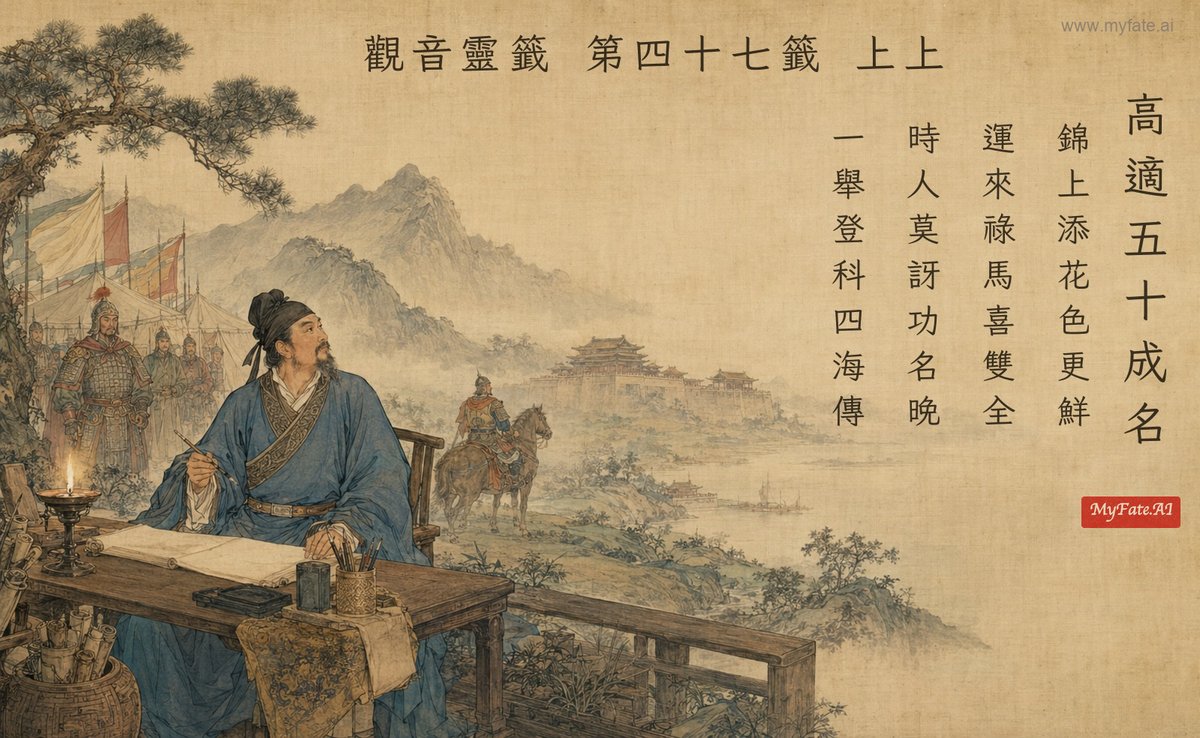高適五十成名 典故插圖