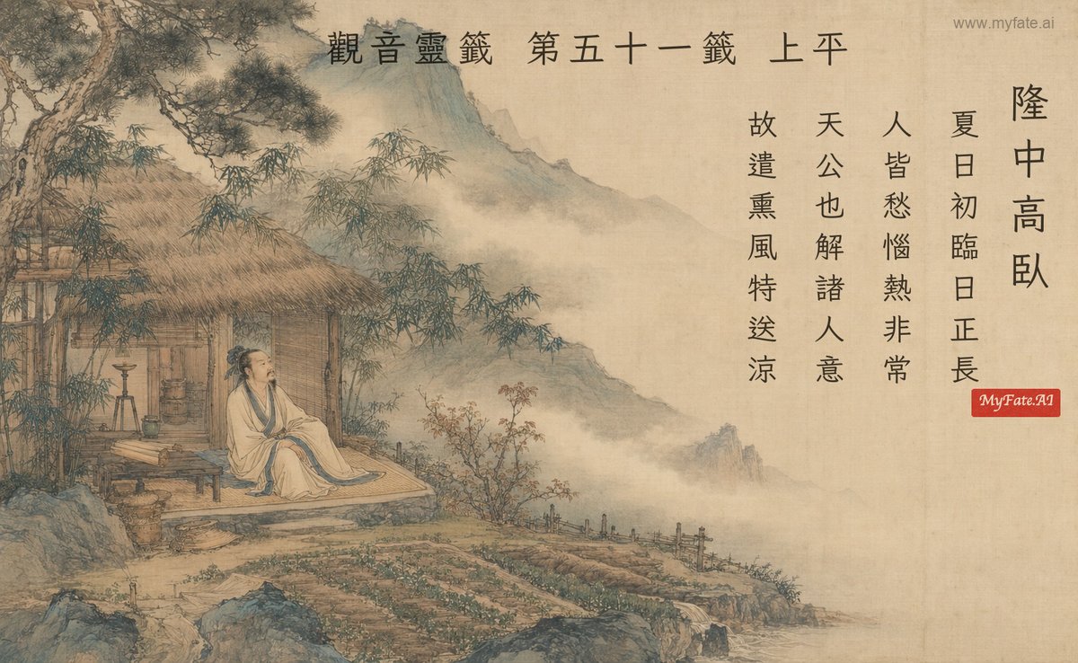 隆中高臥 典故插圖