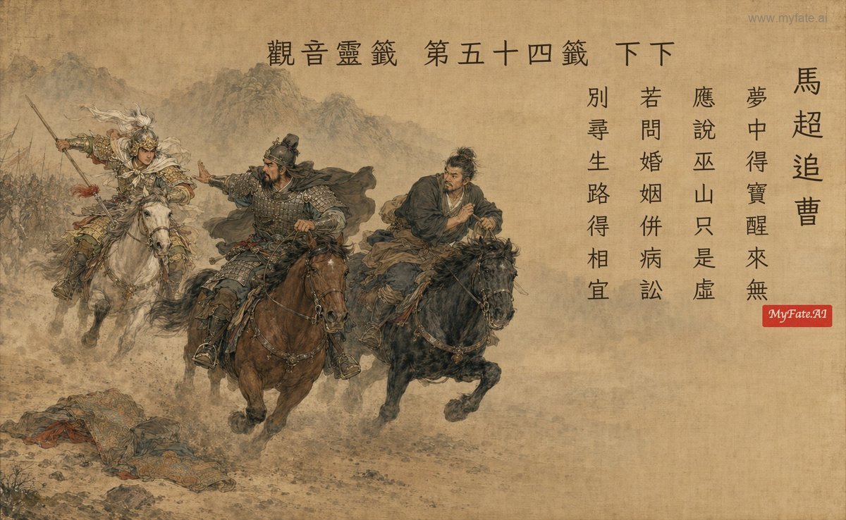 馬超追曹 典故插圖