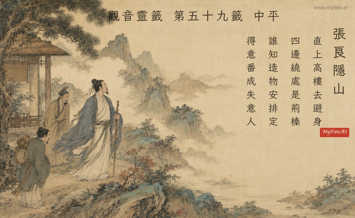 張良隱山 典故插圖