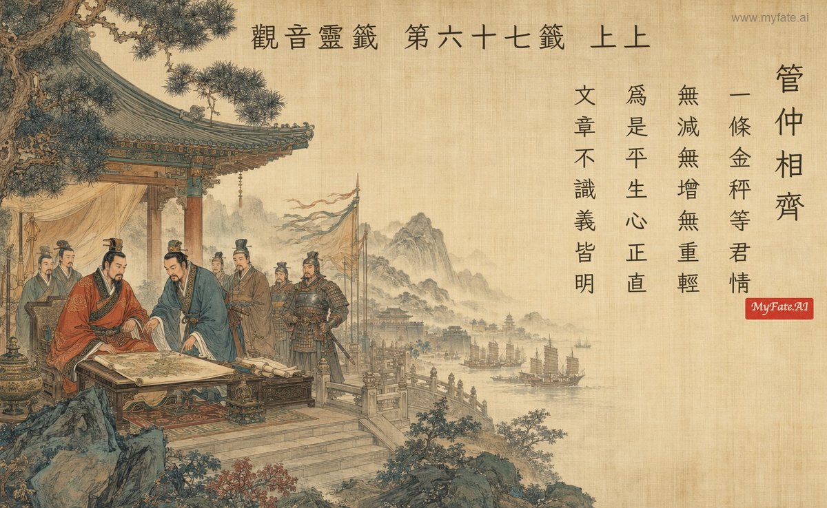 管仲相齊 典故插圖