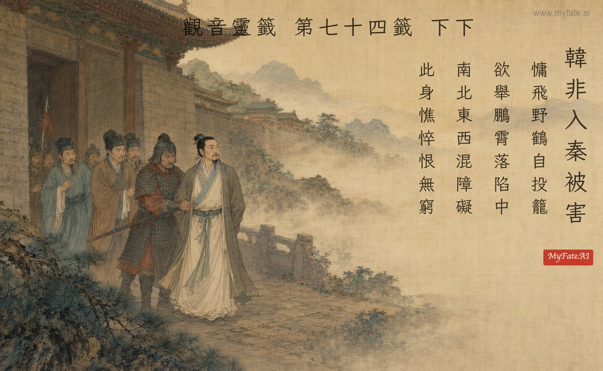 韓非入秦被害 典故插圖