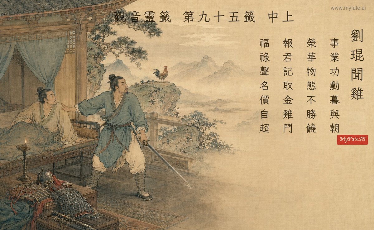 劉琨聞雞 典故插圖