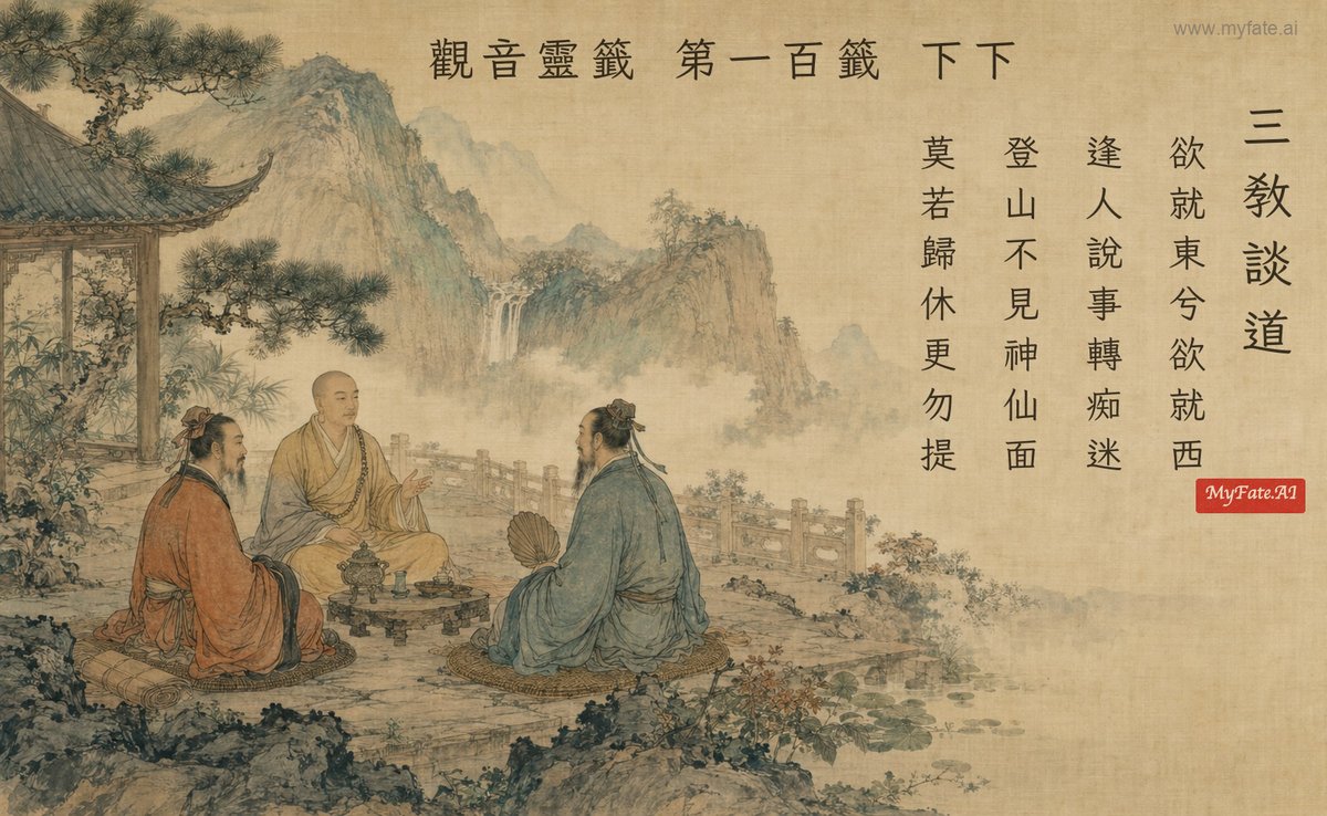 三教談道 典故插圖