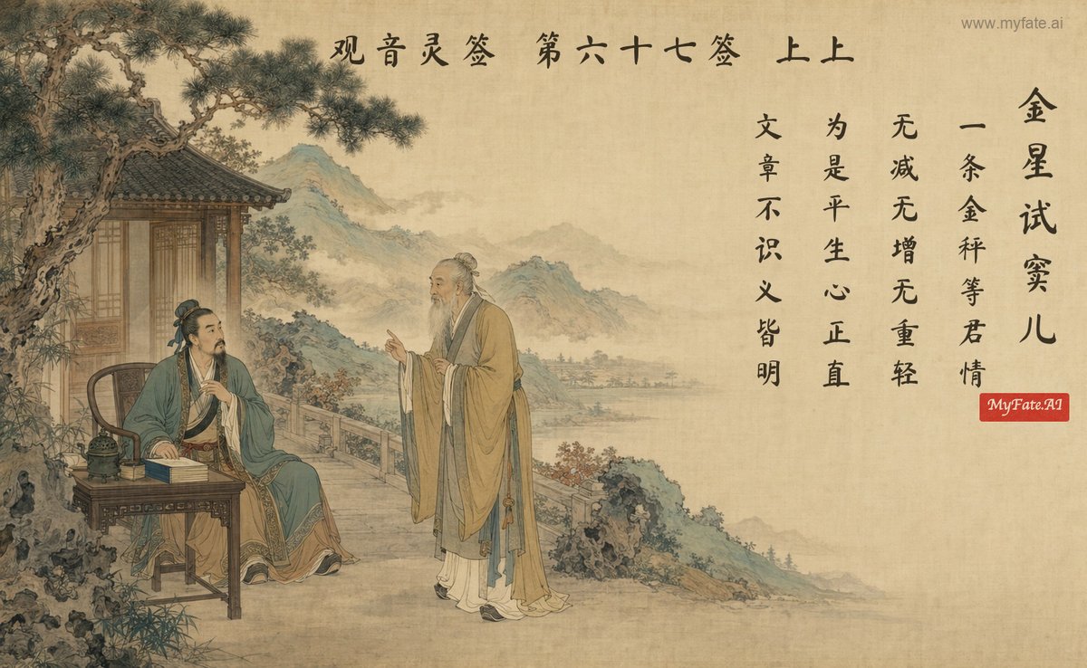 The Star Immortal tests young Dou — illustration with Chinese inscription