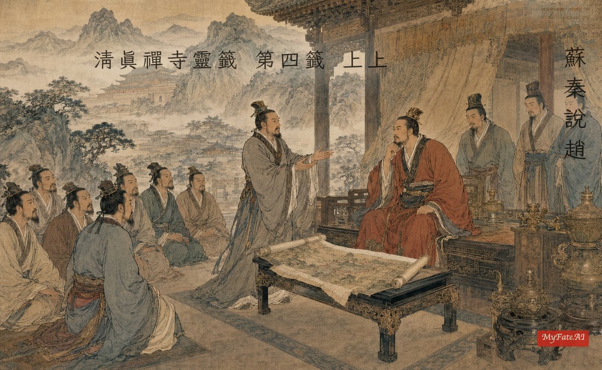 蘇秦說趙 典故插圖