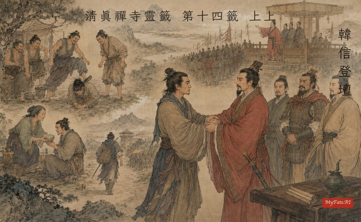 韓信登壇 典故插圖