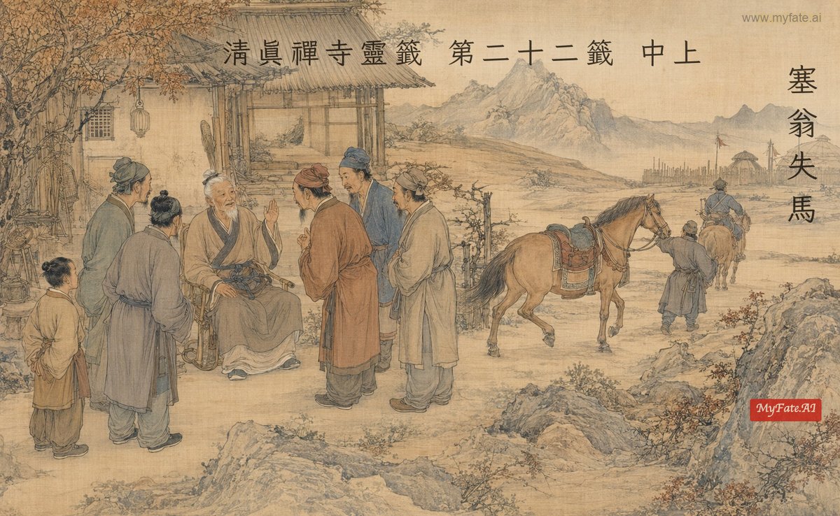 塞翁失馬 典故插圖