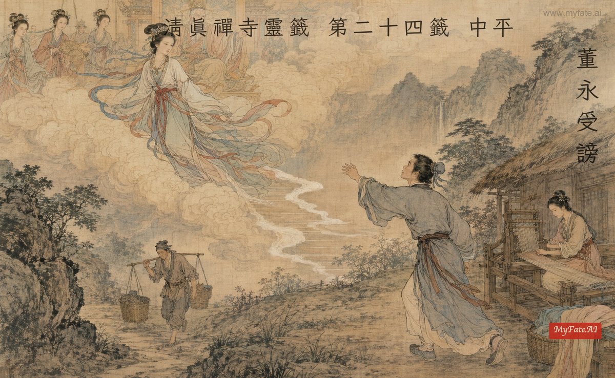 董永受謗 典故插圖