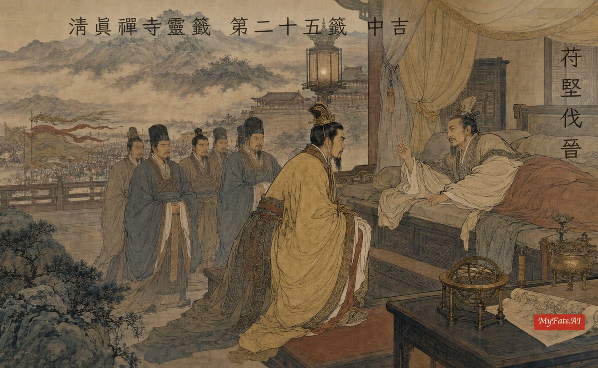苻堅伐晉 典故插圖