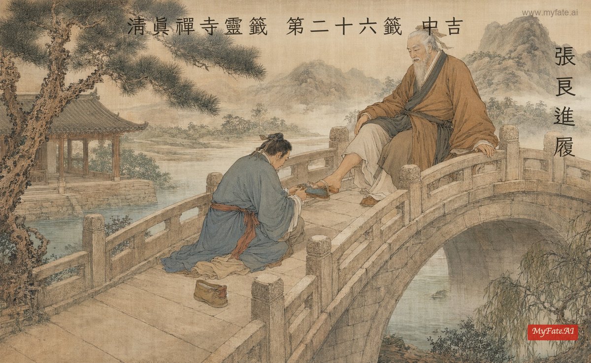 張良進履 典故插圖