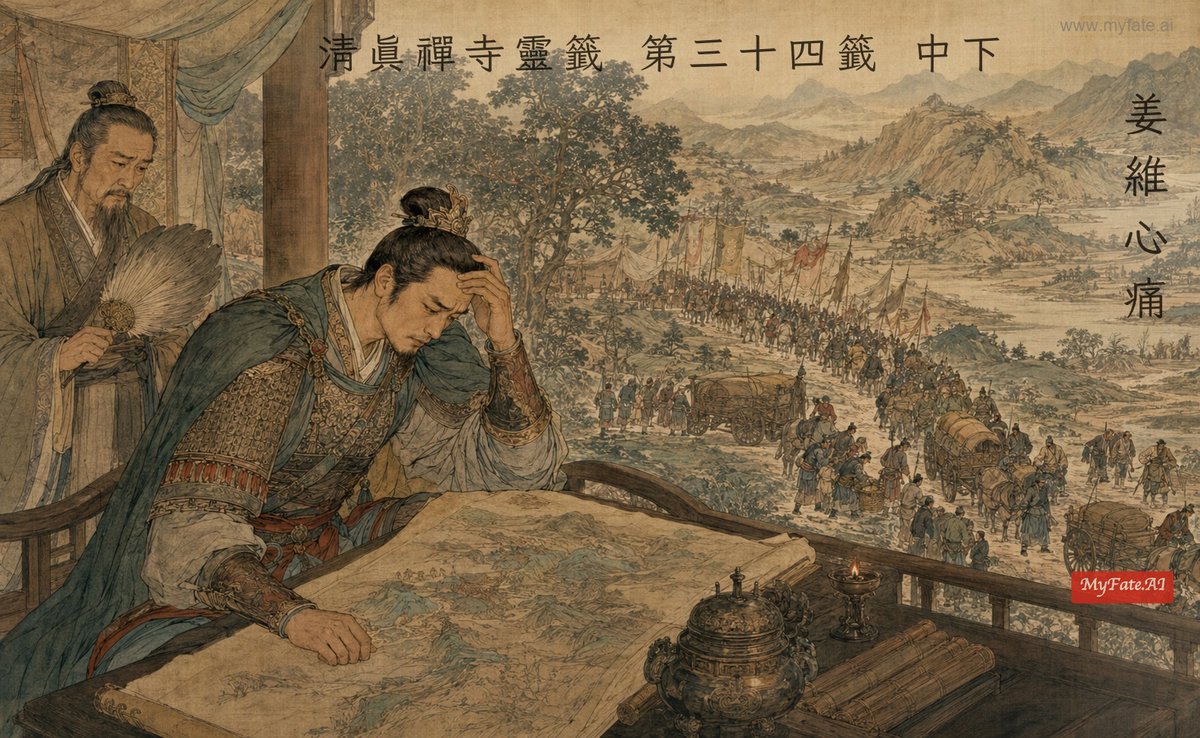 姜維心痛 典故插圖