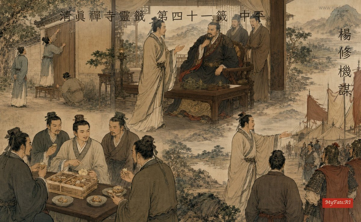 楊修機謀 典故插圖