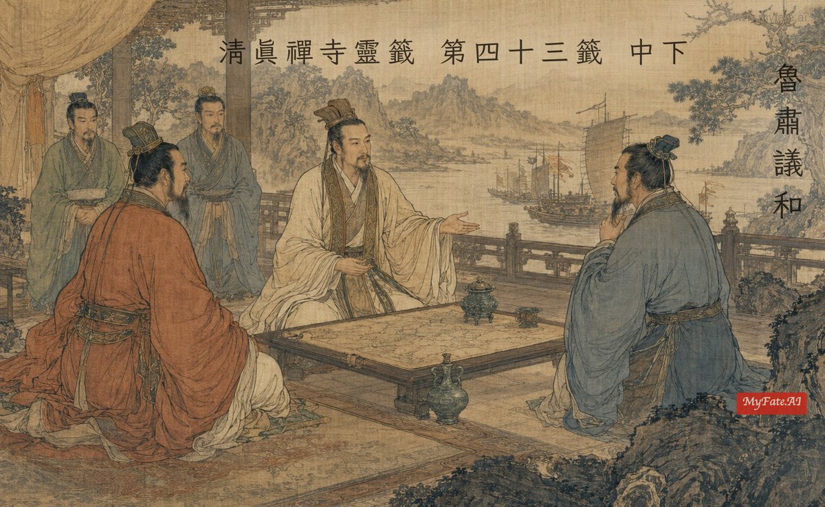 魯肅議和 典故插圖