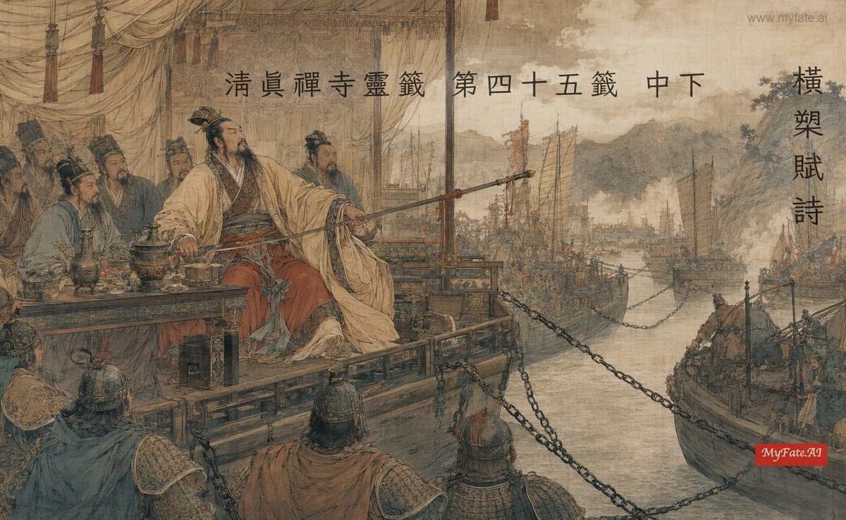 橫槊賦詩 典故插圖