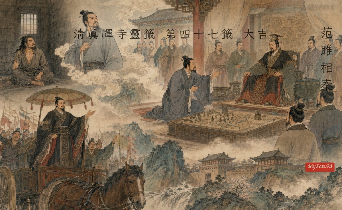 范雎相秦 典故插圖