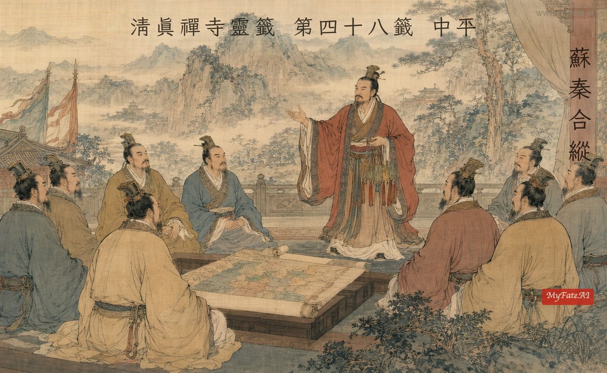 蘇秦合縱 典故插圖