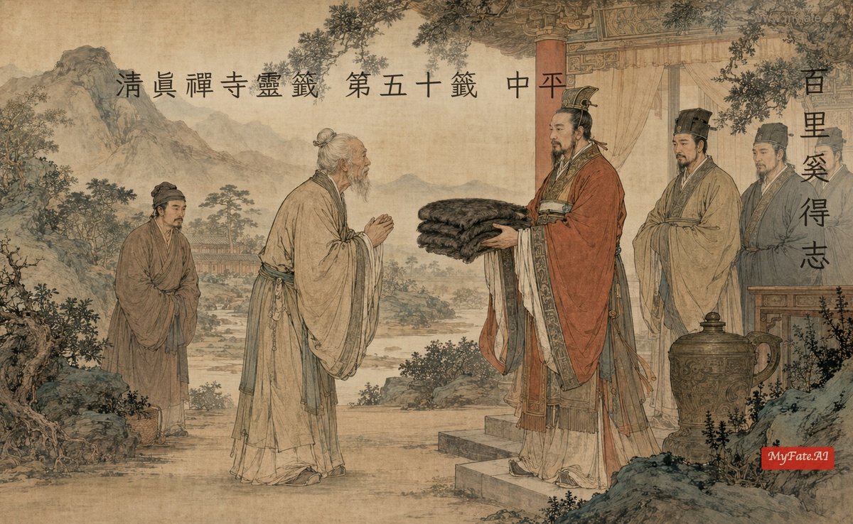 百里奚得志 典故插圖