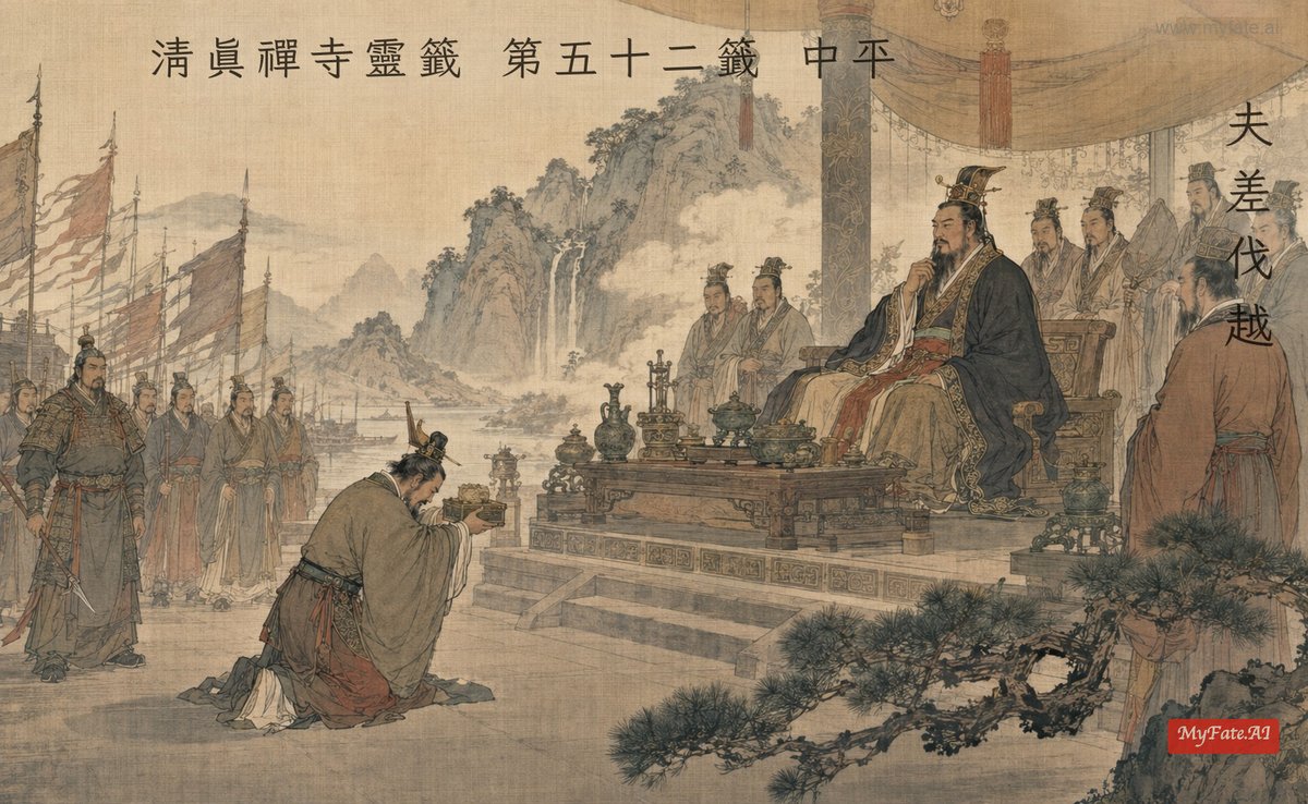 夫差伐越 典故插圖
