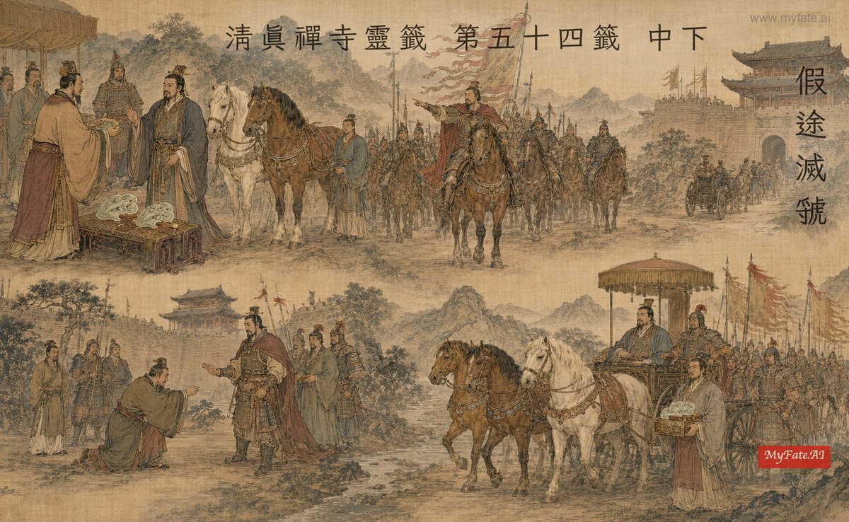 假途滅虢 典故插圖