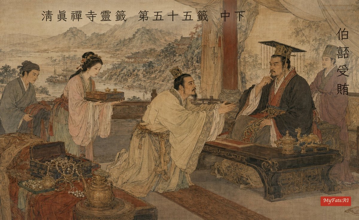 伯嚭受賄 典故插圖