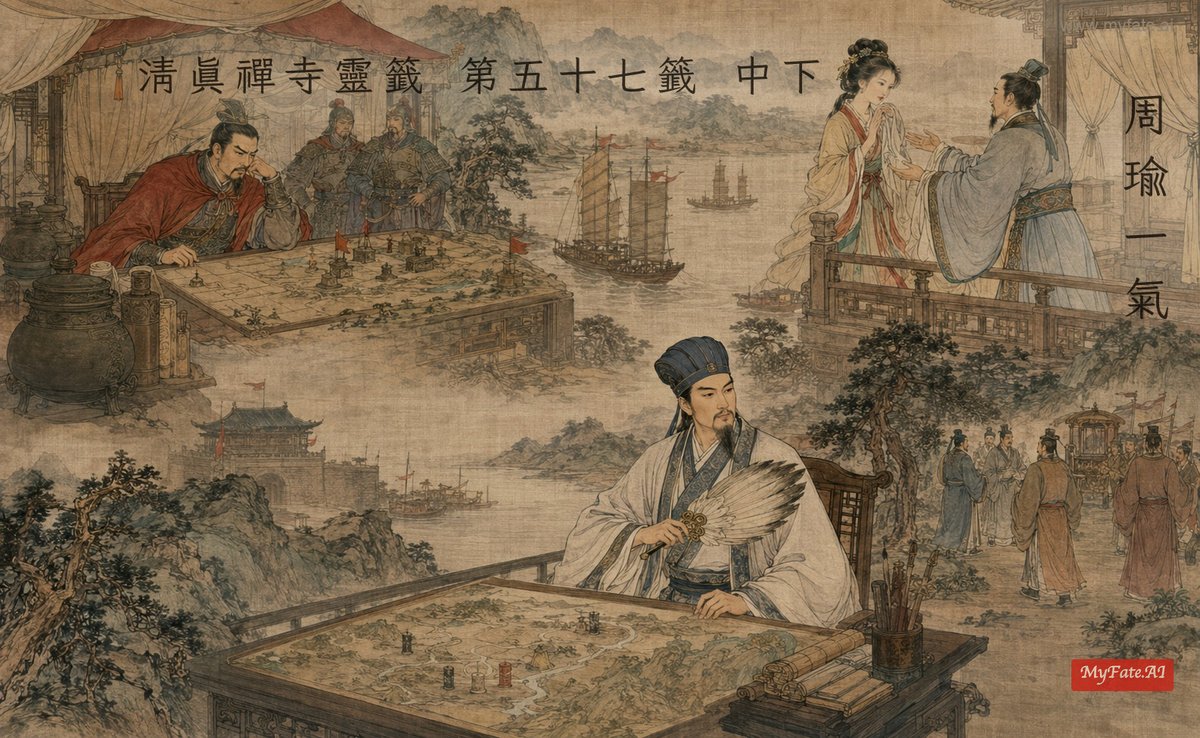 周瑜一氣 典故插圖