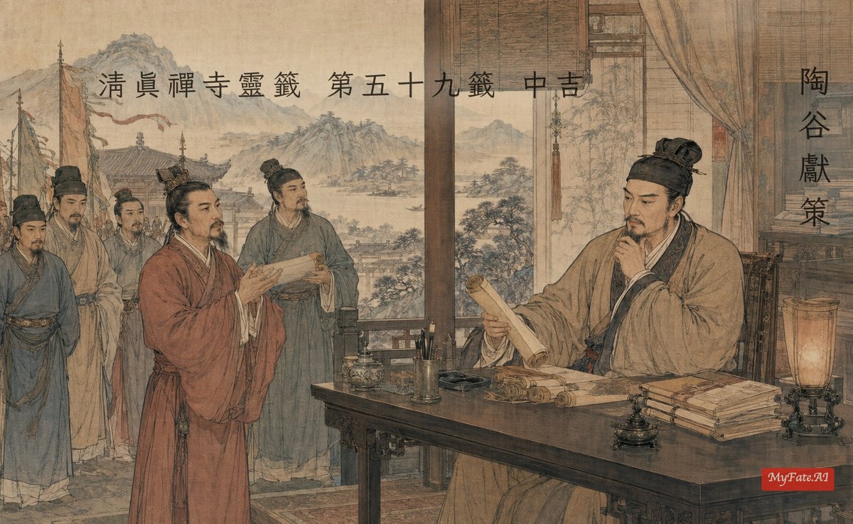陶谷獻策 典故插圖