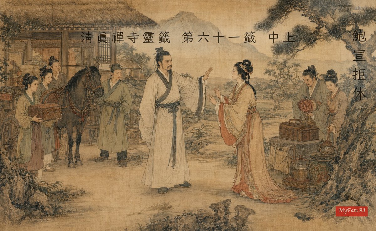 鮑宣拒休 典故插圖